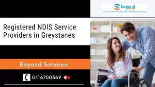 Registered NDIS Service Providers in Greystanes and Parramatta