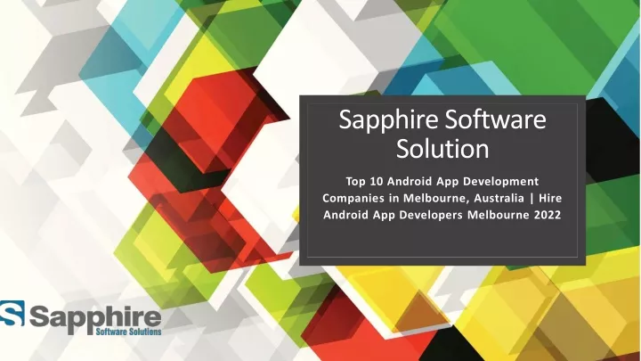 sapphire software solution