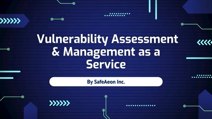 vulnerability assessment management as a service
