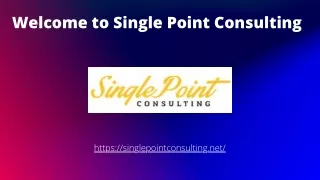 welcome to single point consulting