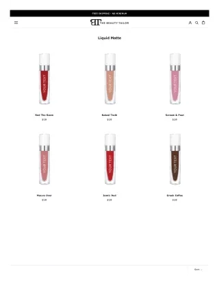 liquid Lipsticks - The Beauty Tailor