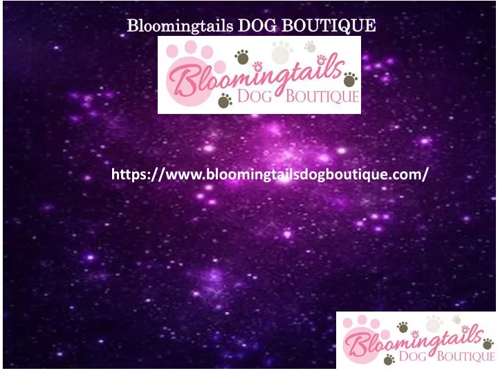 bloomingtails dog boutique