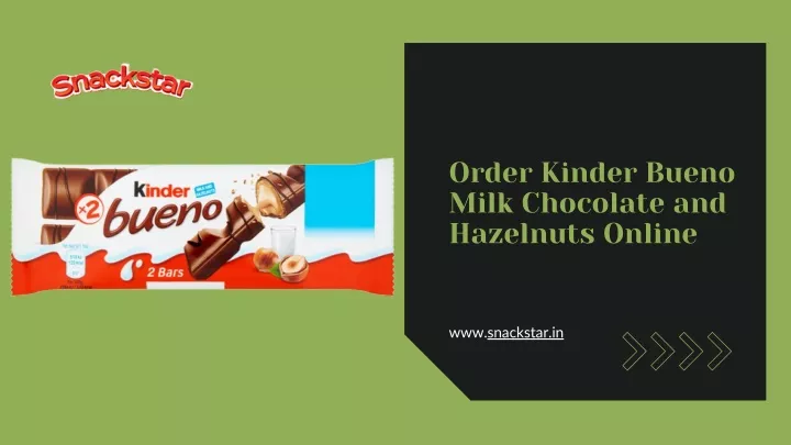 order kinder bueno milk chocolate and hazelnuts