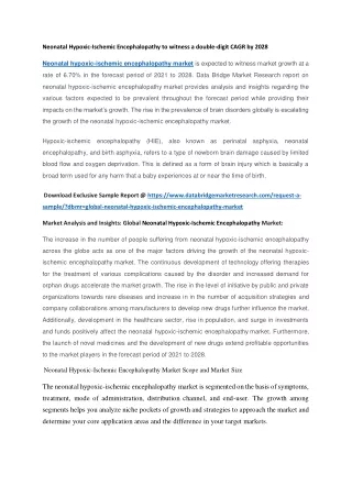 neonatal hypoxic ischemic encephalopathy