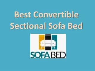 best convertible sectional sofa bed