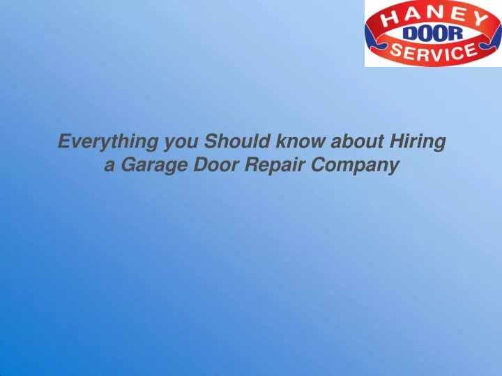 everything you should know about hiring a garage