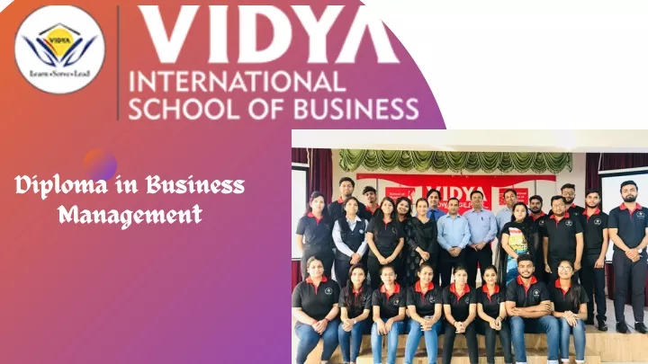 diploma in business management