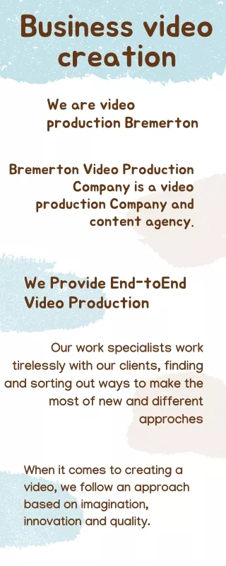 business video creation