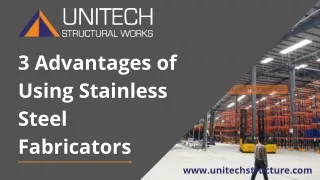 3 Advantages of Using Stainless Steel Fabricators