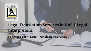 Legal Translation Services in UAE | Legal Interpreters