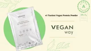 #1 Tastiest Vegan Protein Powder