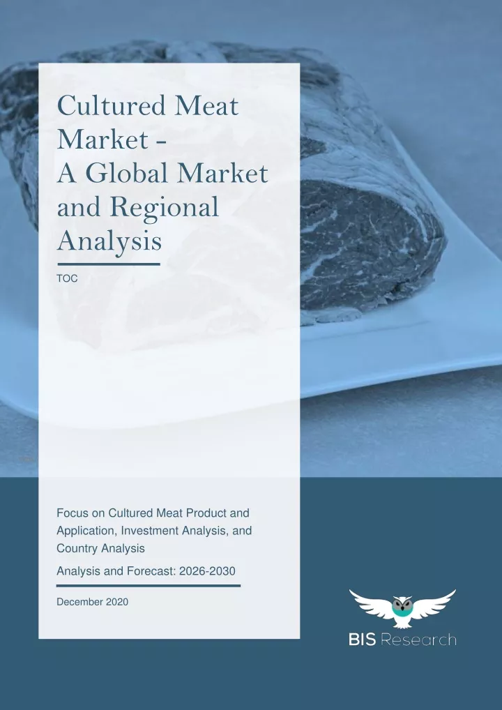 cultured meat market a global market and regional