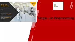 single use bioprocessing market