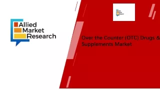 over the counter otc drugs dietary supplements