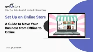 make your online store in 5 minutes 3 simple steps
