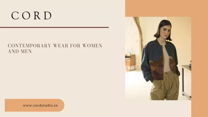 contemporary wear for women and men