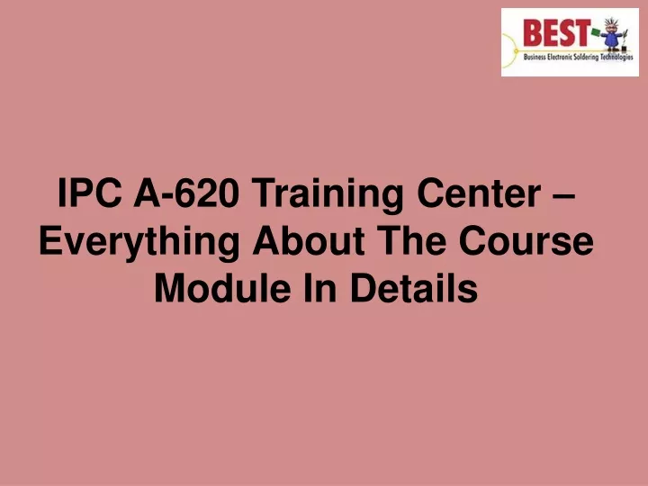 ipc a 620 training center everything about