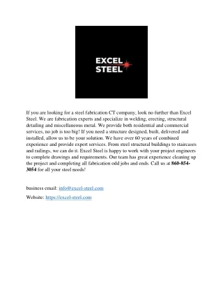 if you are looking for a steel fabrication