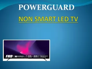 non smart led tv