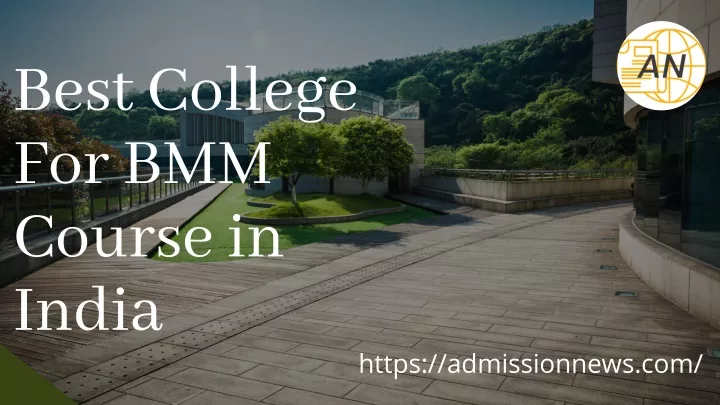 best college for bmm course in india