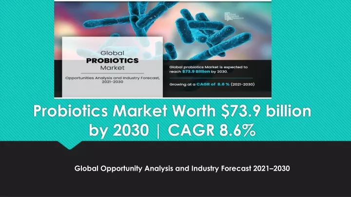 probiotics market worth 73 9 billion by 2030 cagr 8 6