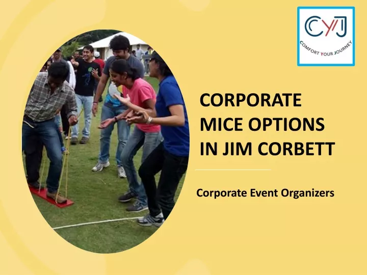 corporate mice options in jim corbett