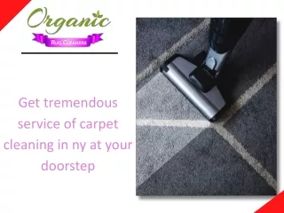 Get tremendous service of carpet cleaning in ny at your doorstep