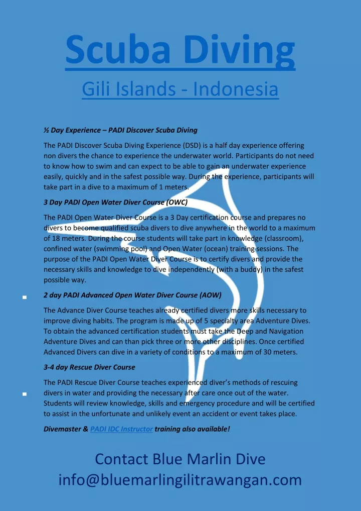 scuba diving gili islands indonesia