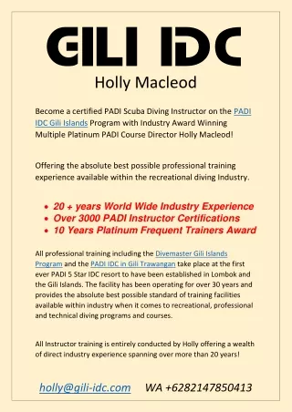 gili idc holly macleod