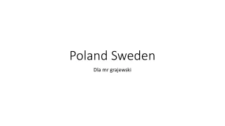 poland sweden