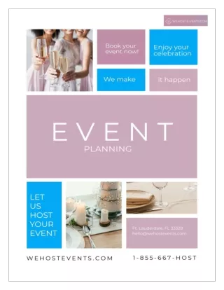 Host Virtual Events with the Best Event Planning Team