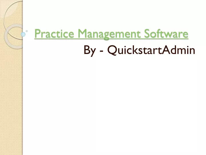 practice management software