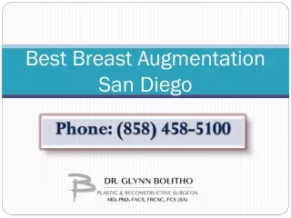 Best Breast Augmentation San Diego
