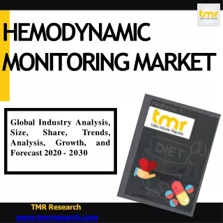 hemodynamic monitoring market