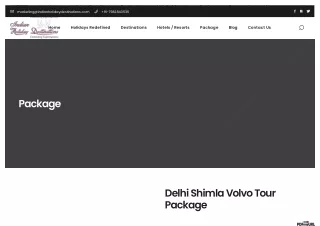 Delhi Shimla Volvo Tour Package (2 Nights/3 Days) Best offer