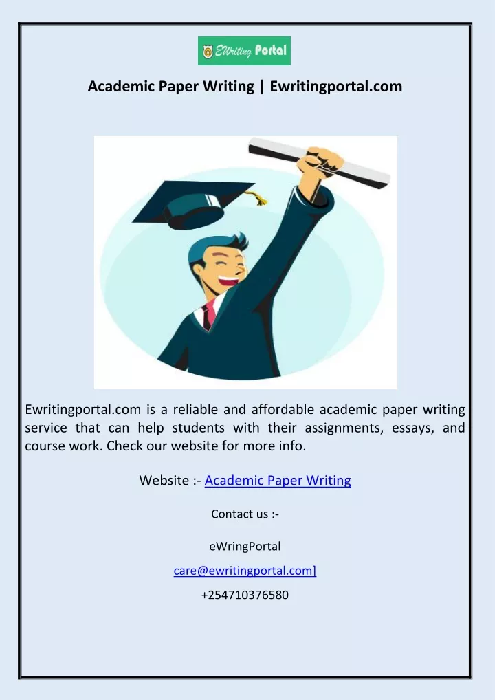 academic paper writing ewritingportal com