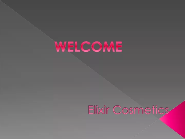 elixir cosmetics