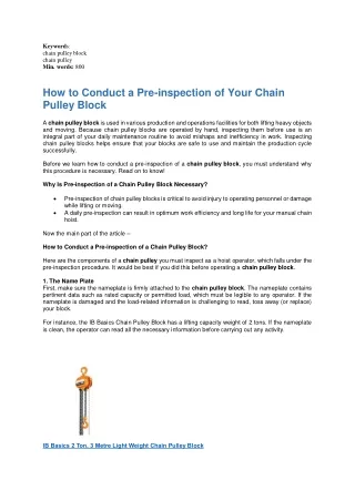 keyword s chain pulley block chain pulley