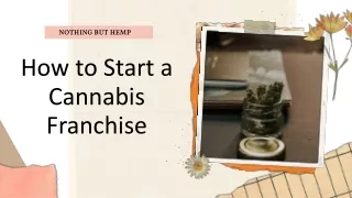 How to Start a Cannabis Franchise