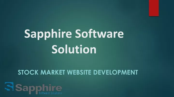 sapphire software solution