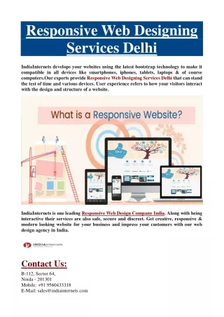 Responsive Web Designing Services Delhi