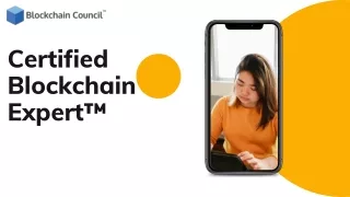 certified blockchain expert