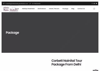 Corbett Nainital Tour Package From Delhi