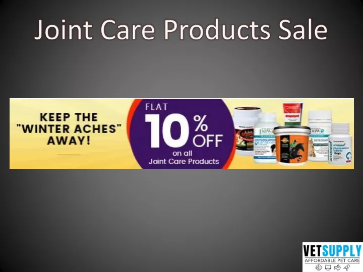 joint care products sale