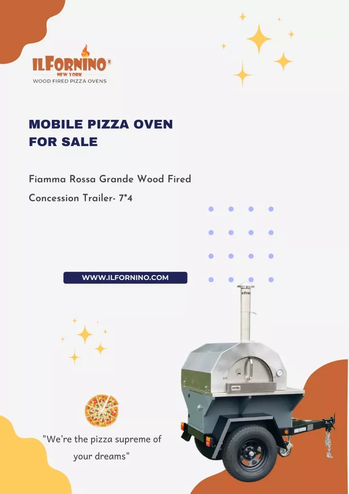 mobile pizza oven for sale