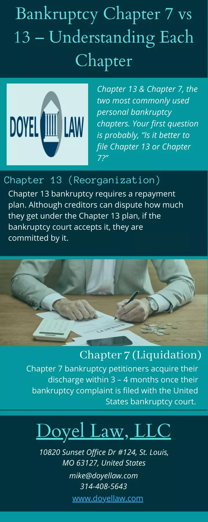 bankruptcy chapter 7 vs 13 understanding each