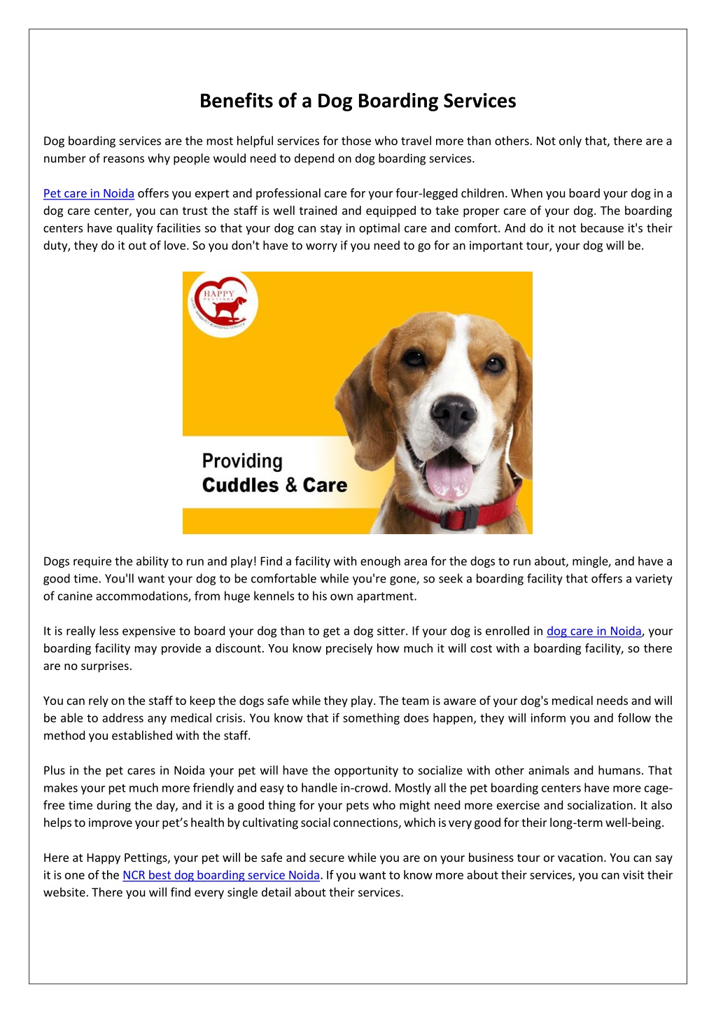 Must Haves for Your Dog Boarding and Kennel Website