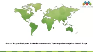 Ground Support Equipment Market Revenue Growth, Top Companies Analysis & Growth