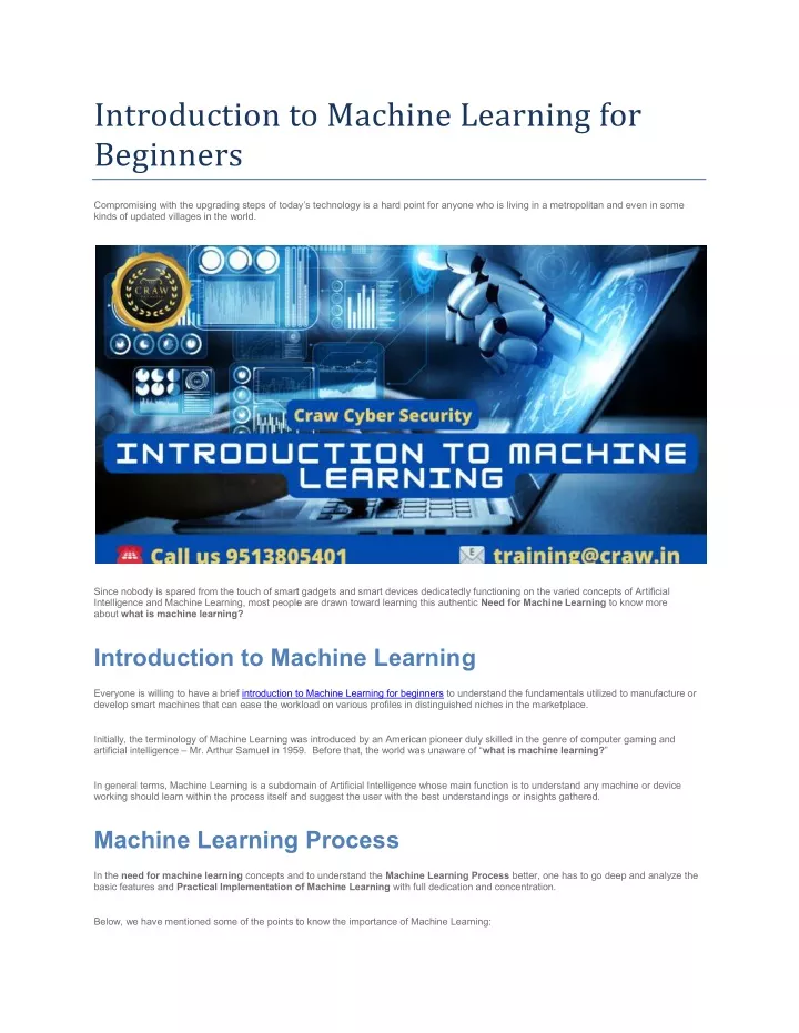 PPT - Introduction To Machine Learning For Beginners PowerPoint ...