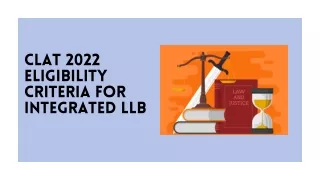 Tutor Guide India - CLAT 2022 Eligibility Criteria for integrated llb